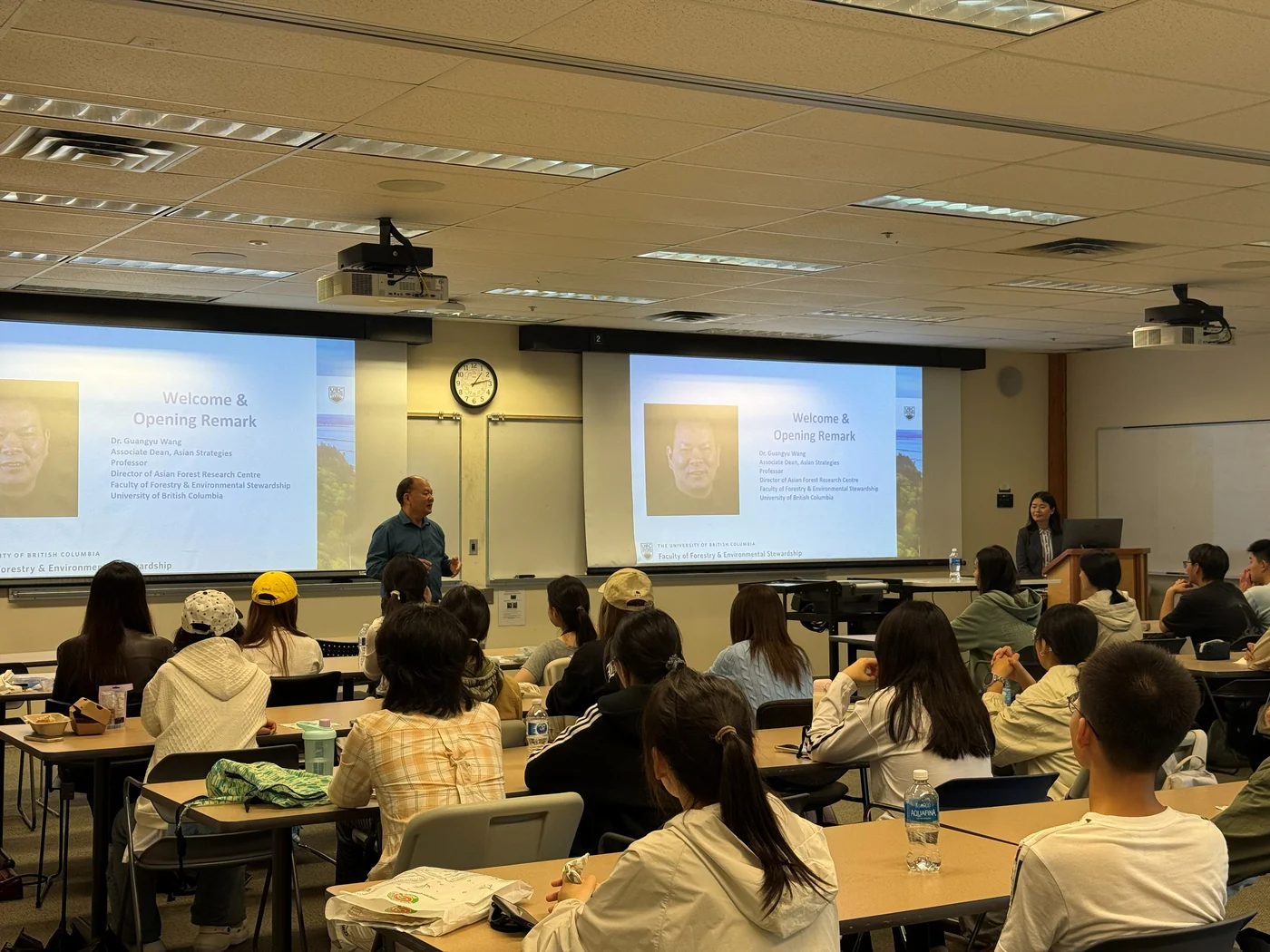 Students working with instructors during a hands-on classroom session